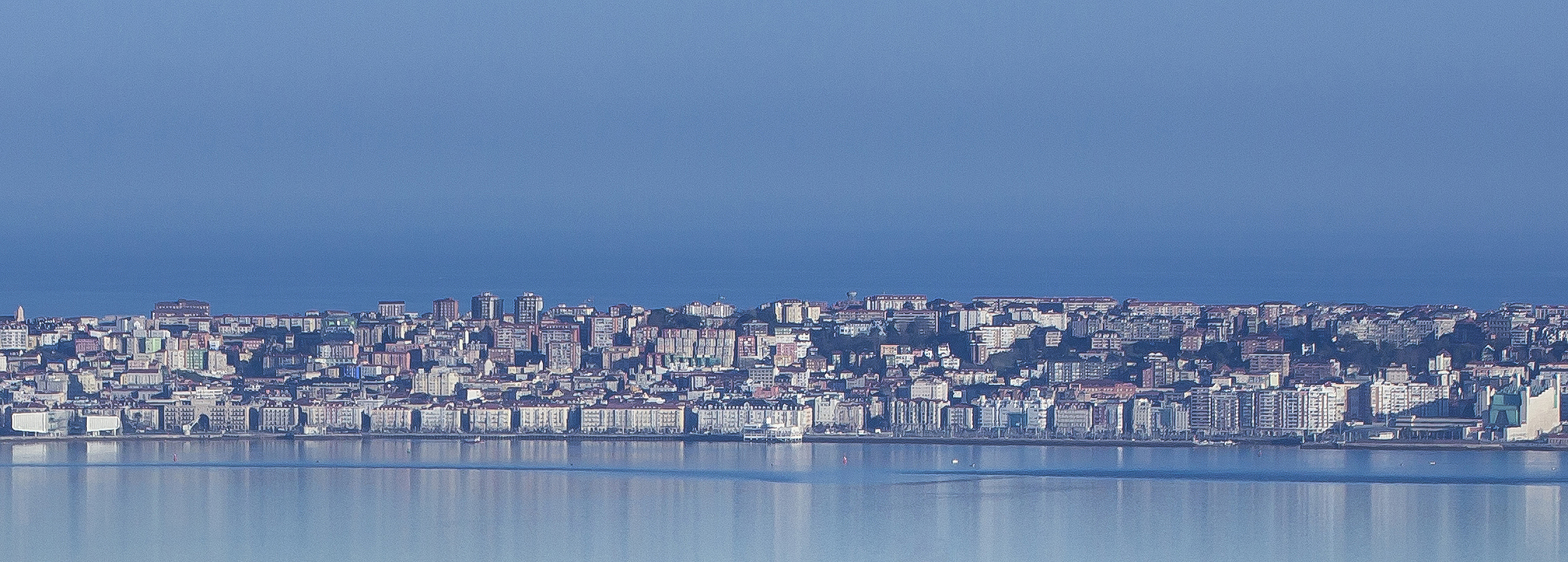 Vista panorámica de la ciudad de Santander
