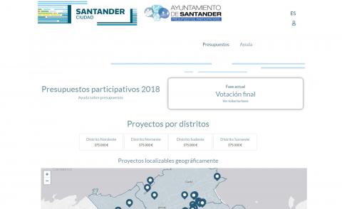 Voto presupuestos participativos